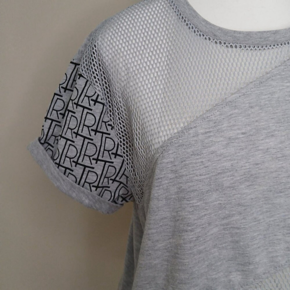 Y2K Vintage True Religion T-shirt With Mesh Panels Gray Size Medium - Picture 4 of 6